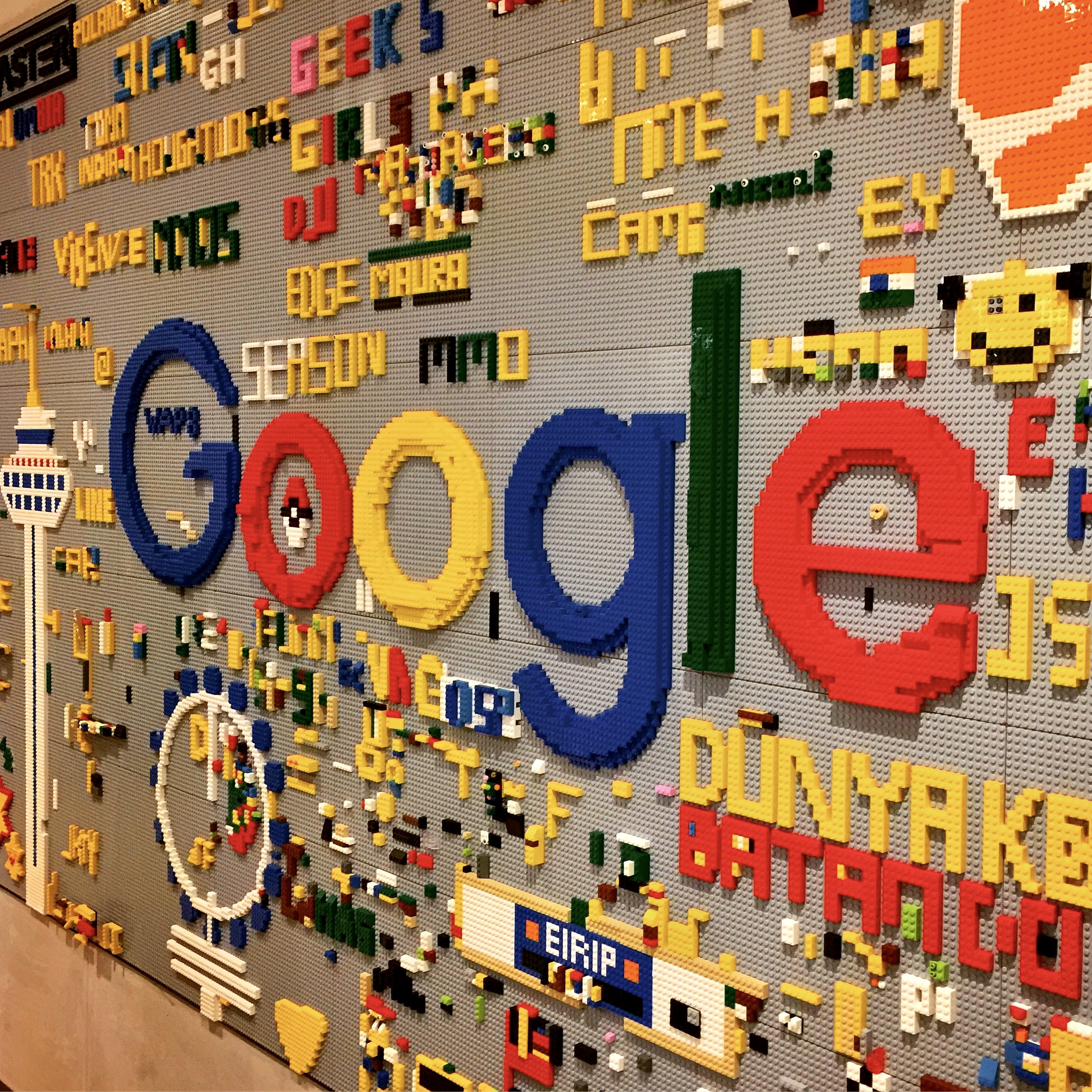 Google Singapore Lego Sign